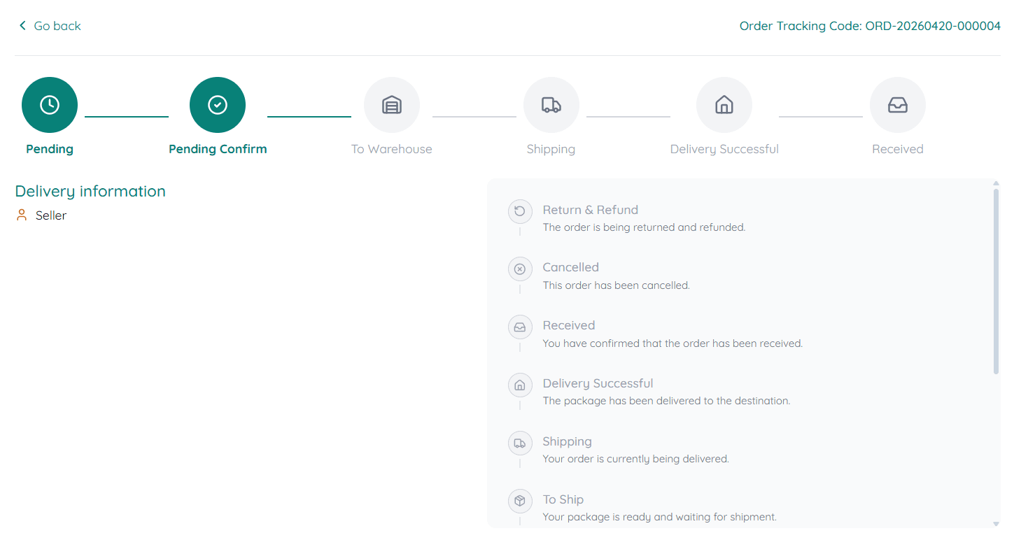 ព័ត៌មានលម្អិតការបញ្ជាទិញ